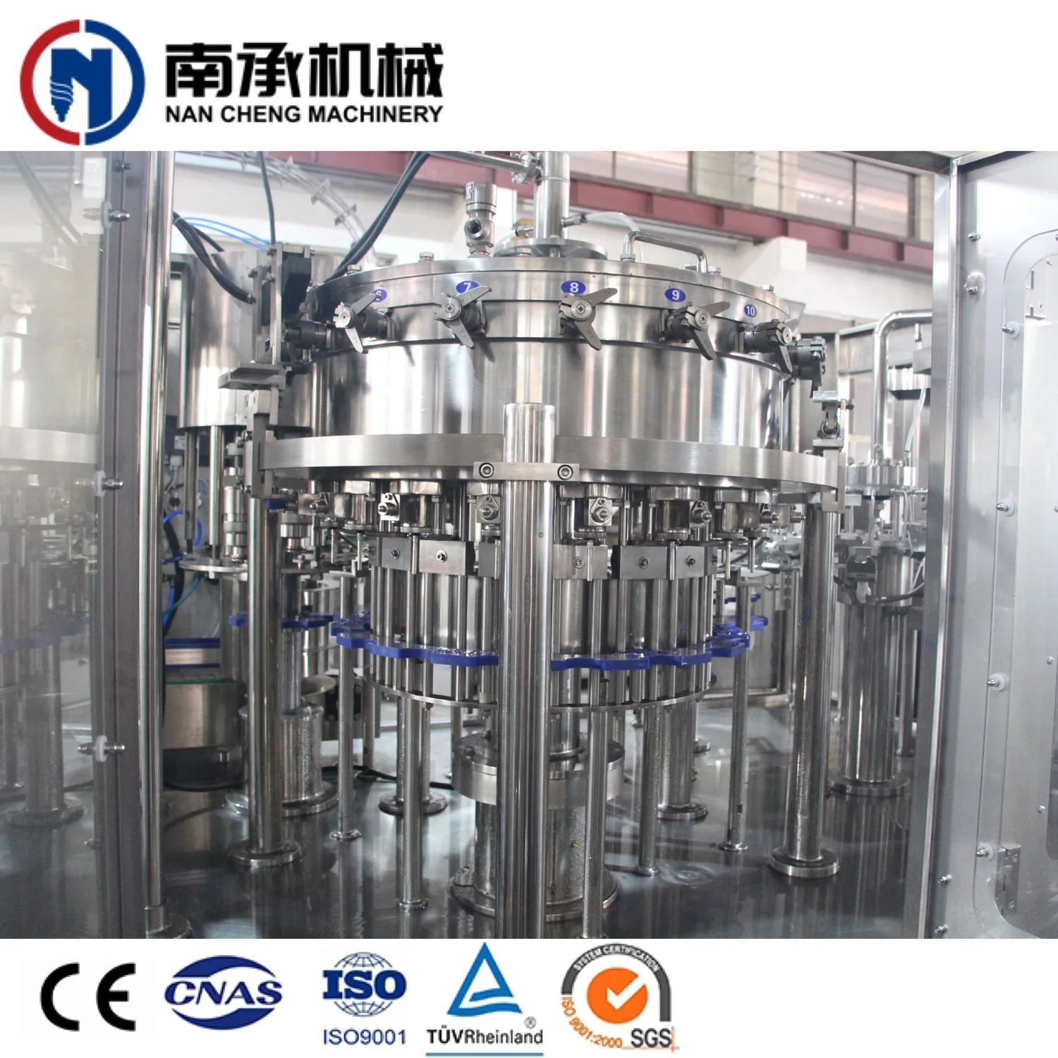Small beverage energy drink soda soft sparkling water carbonated Drinks making filling bottling and seaming machine