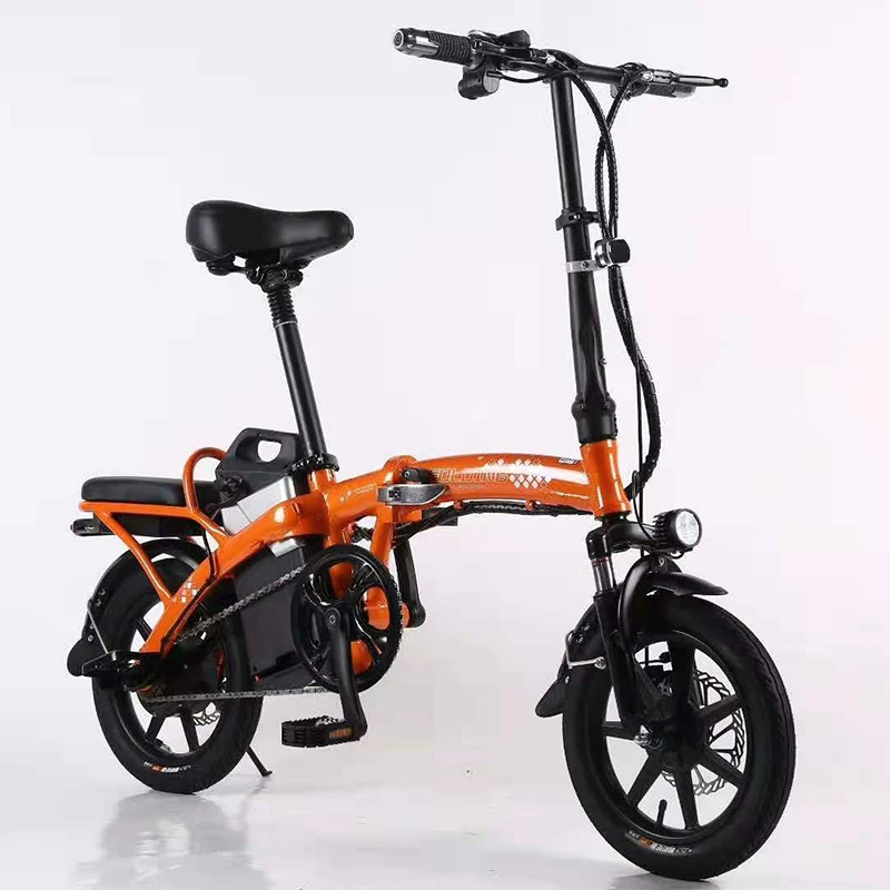 14inch Normal tire electric bike with 750W 48V folding bicycle E-bike mini e-bikes kids electric city bike on sale