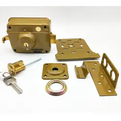 China Manufacturer 8301 safety Door Cantol Brass Key Security Gate Cylinder Safe door Rim Lock