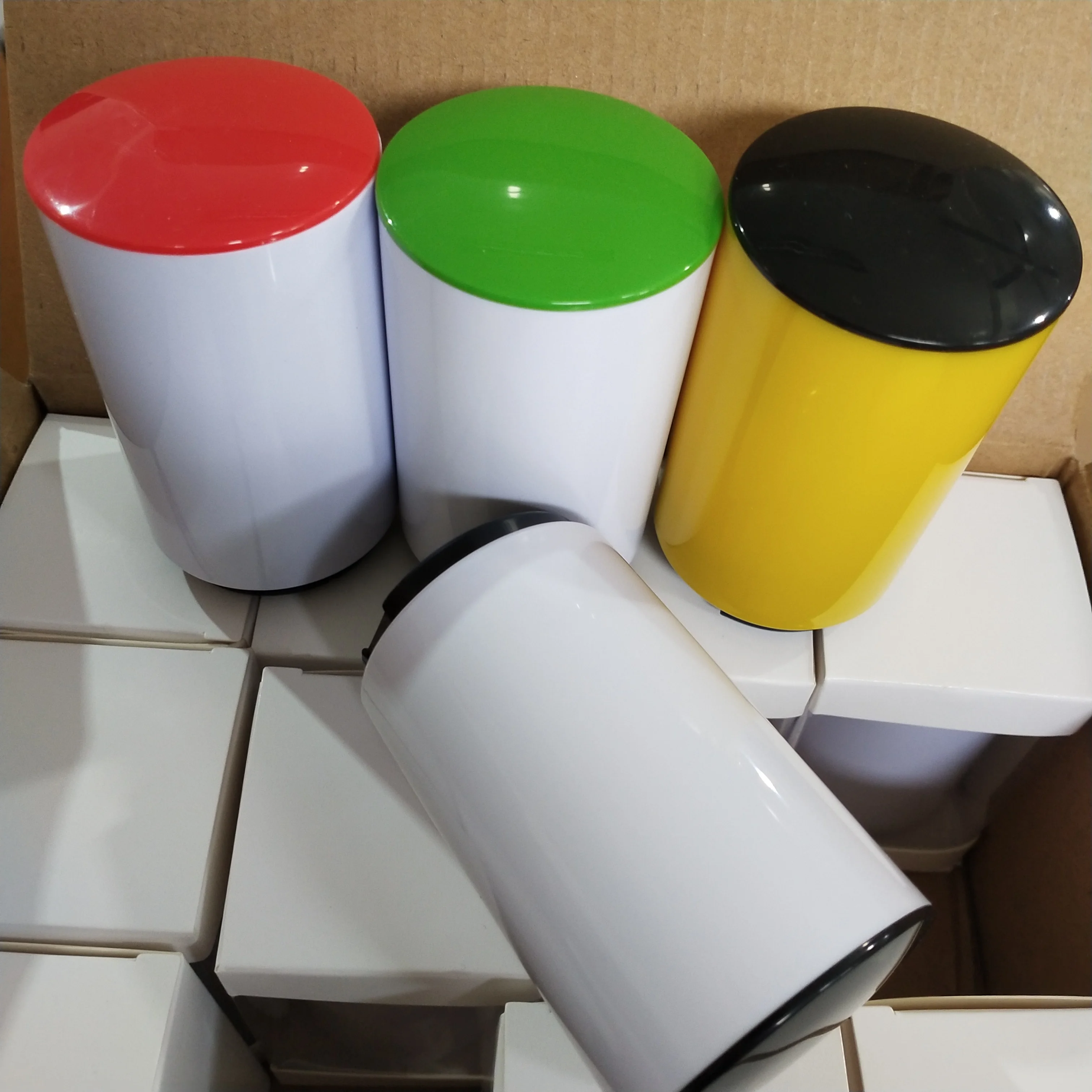 all colors in stock custom logo print low MOQ 1 piece ABS stainless steel automatic push down beer bottle