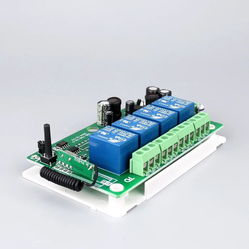 Long transmitter distance of 4 Channel RF wireless remote control light switch