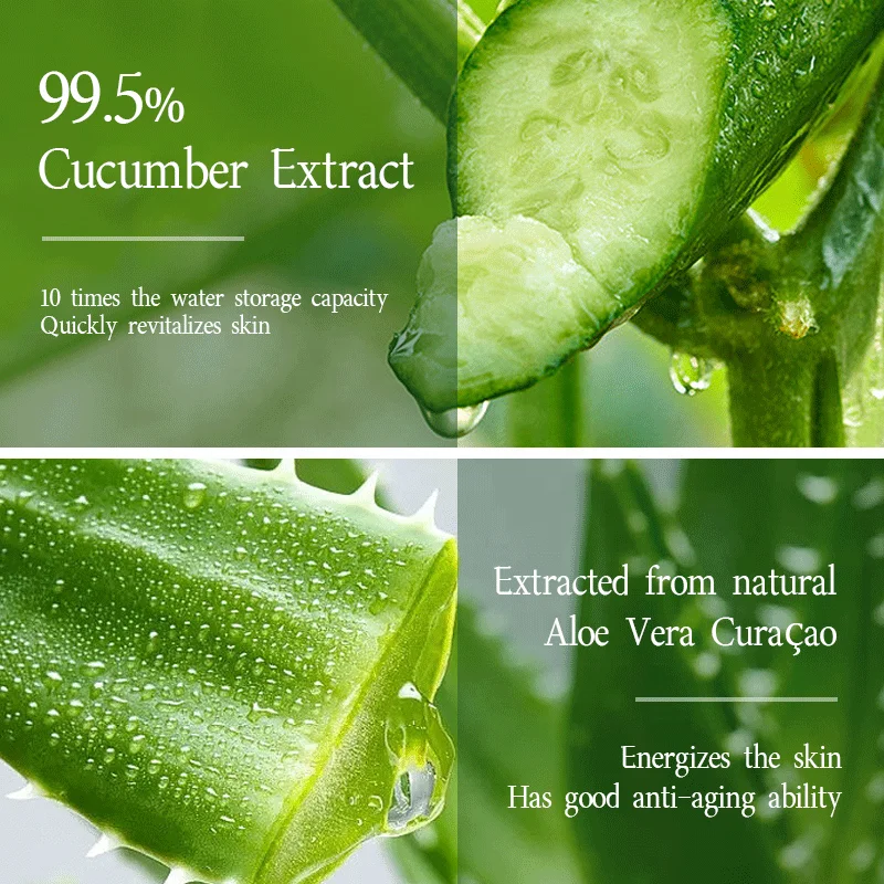 Cucumber Massage Cream for Skin Prone Dryness Sooth And Calming Daily Gentle Natural Cruelty Free Facial & Body Moisturizer Gel