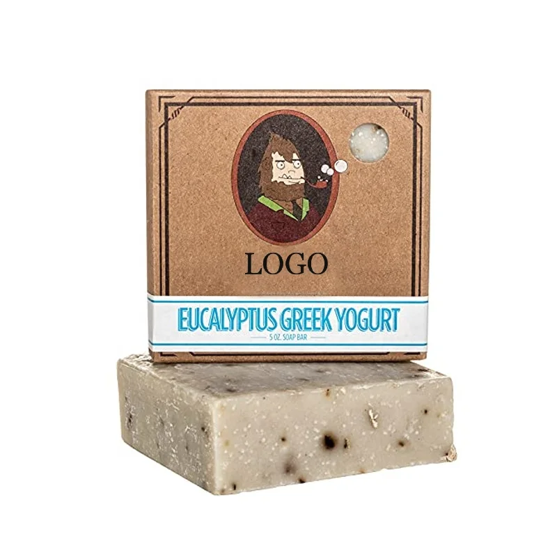 Private Label Natural Formula Exfoliating Body Scrub Soap for Men