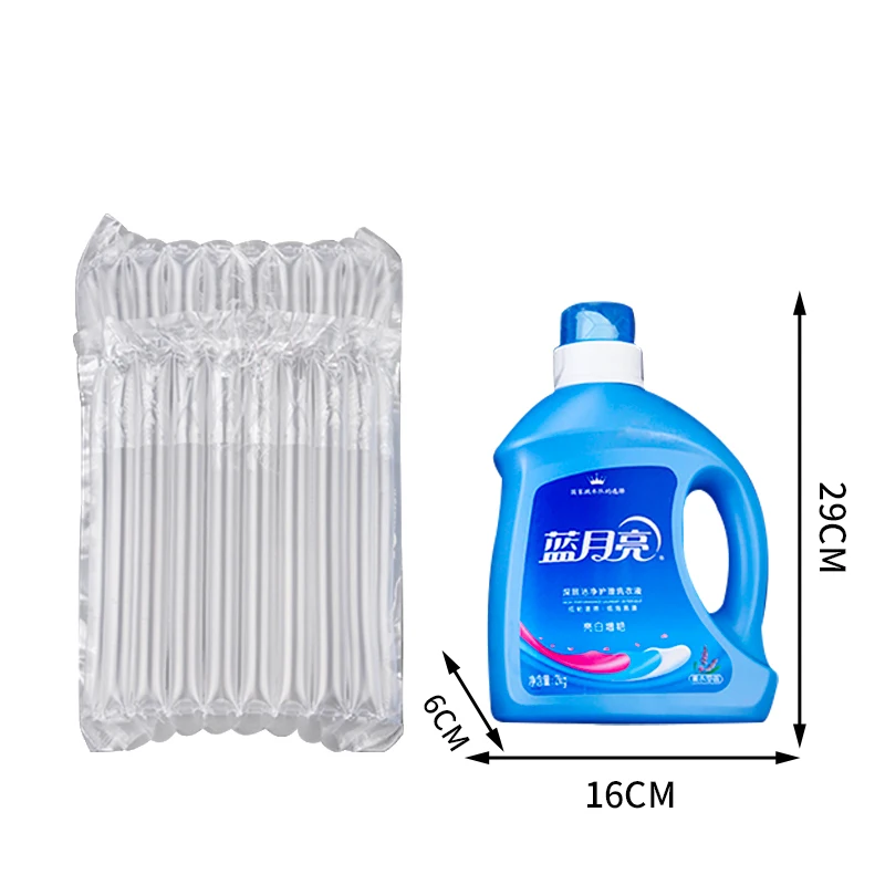 Shock Resistance Transport Protector PE/PA Material Bubble Cushion Wine Bottle Air Column Packaging Bag