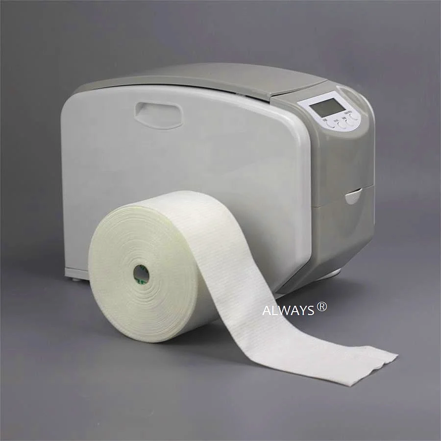 Dry and wet cotton soft towel disposable face towel extraction japan beauty salon cleaning towel roll machine