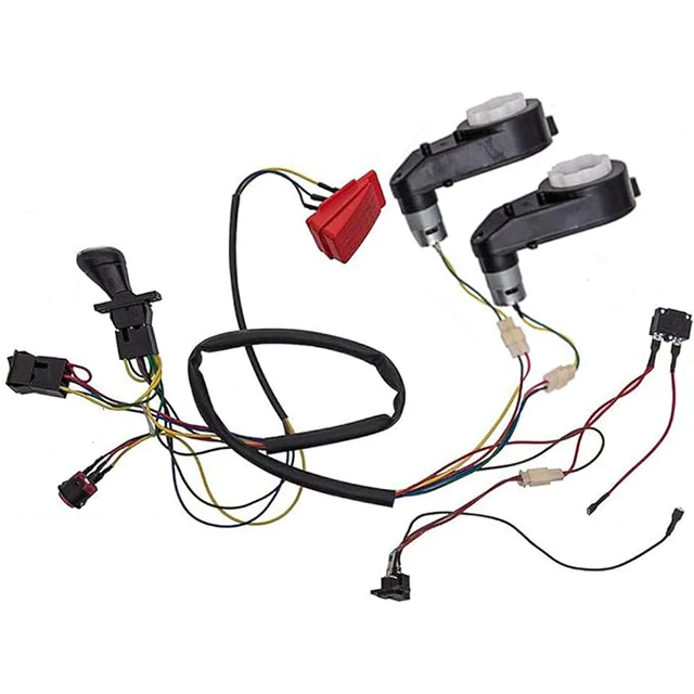 Wholesale Price 12 Volt High Power Power Wheel Harness Kit Self-Made Children Electric Car Full Set Wires DIY Switches