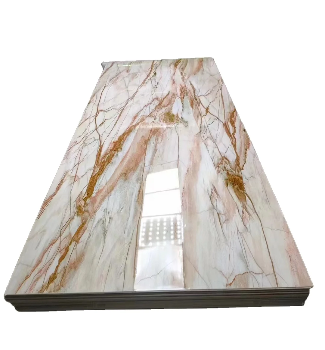 hot sale uv pvc marble plastic sheet pvc faux marble panel for wall decoration