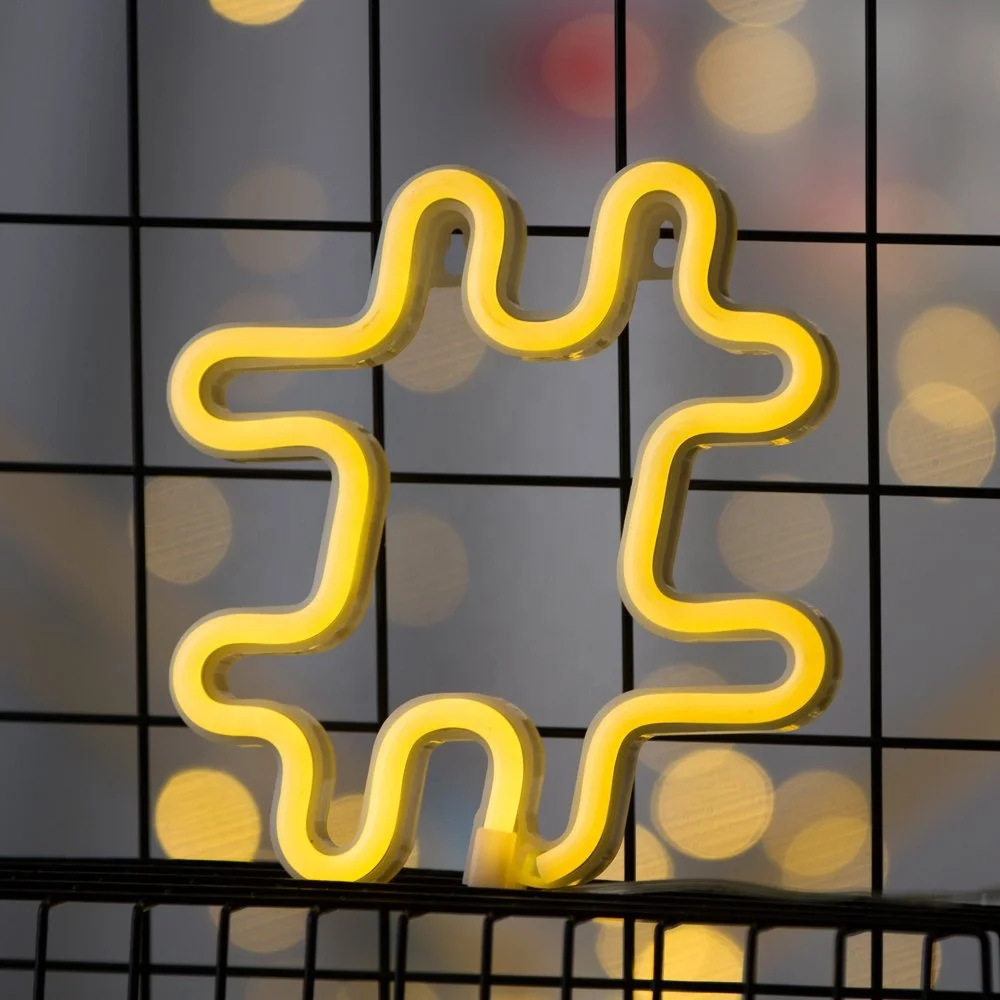 Wall Table hanging decoration alphabetical letter numbers pink/blue/purple/warm white/white/red available led neon sign