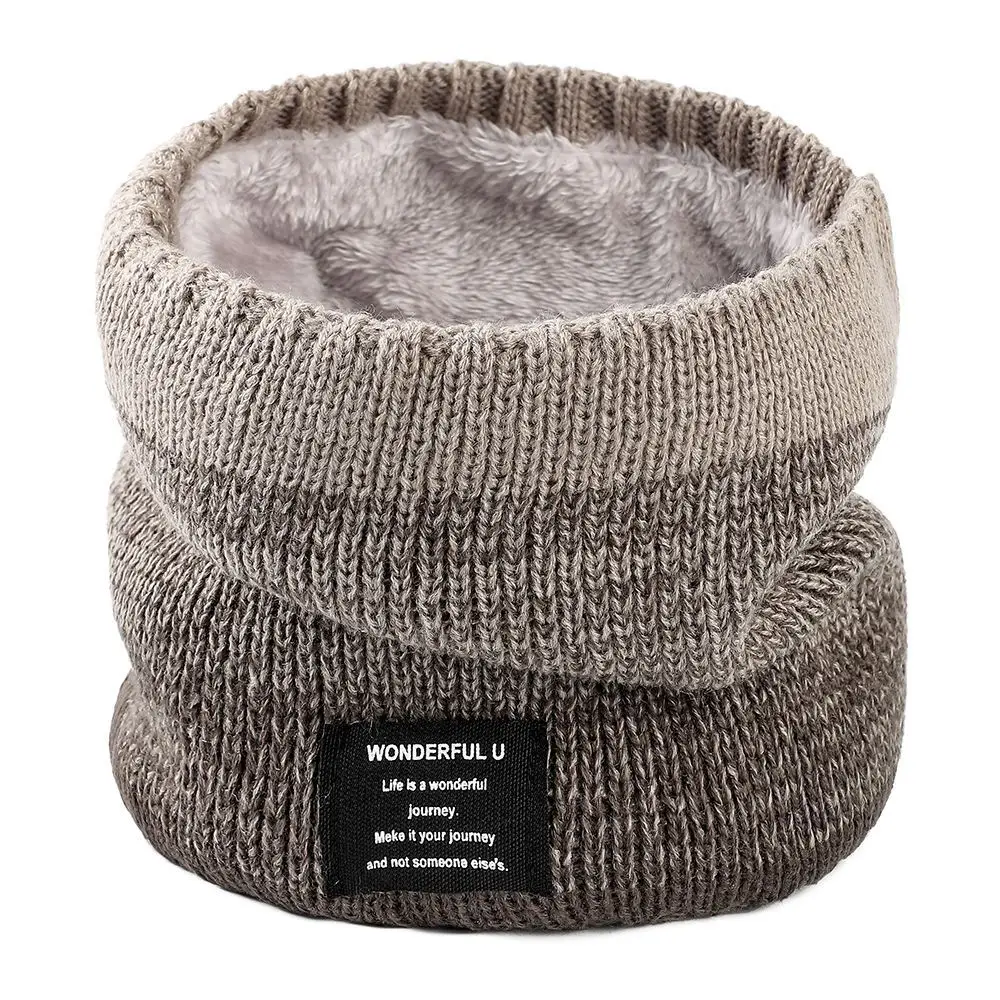 Custom Logo Stylish Colorful Polyester Deep Dye Effect Jacguard Autumn And Winter Comfortable Fuzzy Female Neck Sleeve