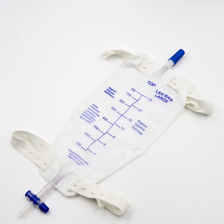 750ml leg bag dispozabag urine collection bag