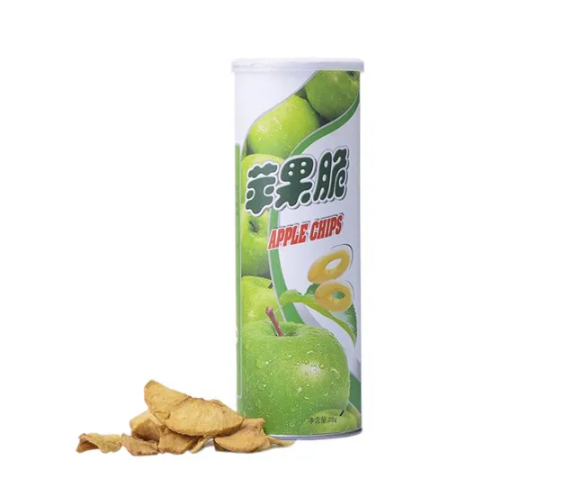 Healthy and nutritious delicious apple chips