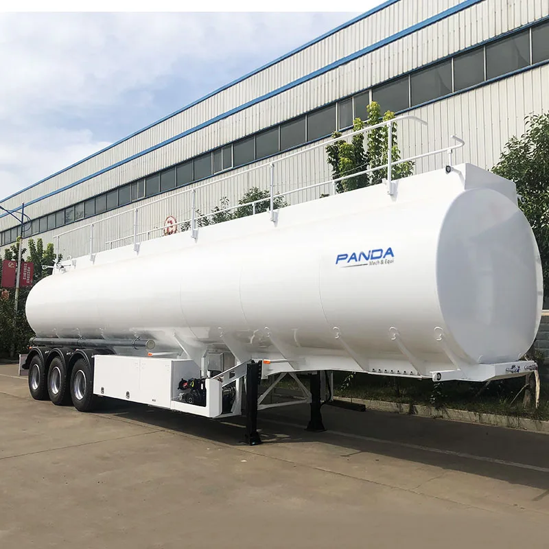 ADR Tanker Truck Fuel Semitrailers Fuel Tanker Semi Trailer 4 Compartments 40000 Liter 45000 Litres Small Oil Tanker 1000 4 - 6L