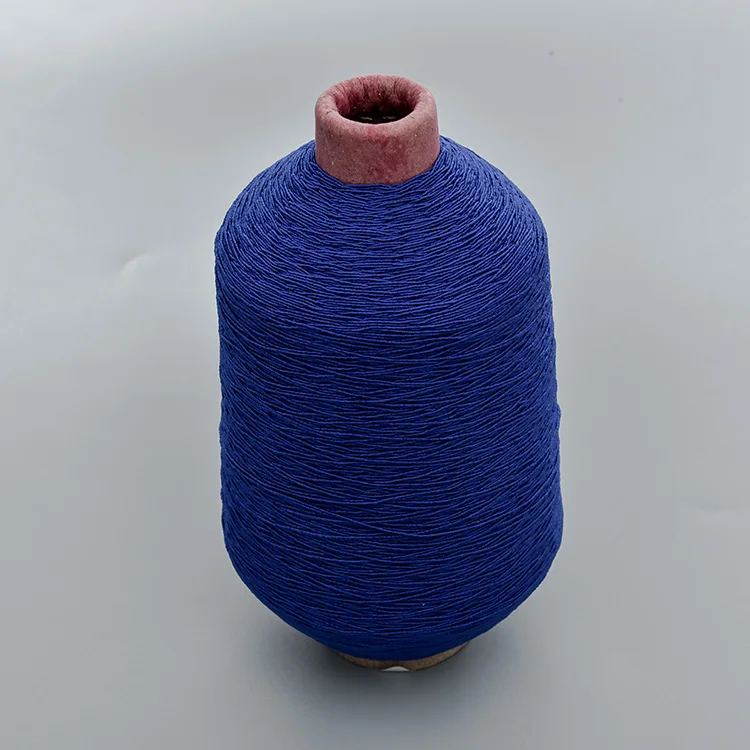 Dty polyester yarn 90# 100# deodorant  polyester smocking elastic thread for socks