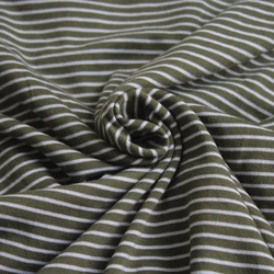 fashion high quality yarn dyed stripe single jersey fabric