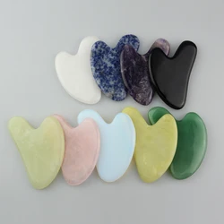 Facial Skincare Anti Wrinkle Slimming Massage Tool New Shape Bian Stone Gua Sha
