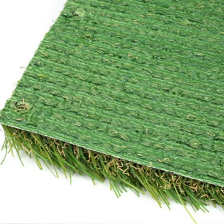 Hot Sales 25mm Gridding Cloth Secondary Back Glue 15 Needles Turf Roll Autumn Artificial Grass courtings