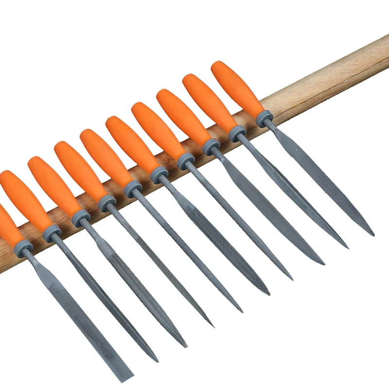 5pcs/10pcs/set Needle Files 140/160/180mm Metal File Set For Sharpening Stone Wood Carving Jewelry Grinding Hand File Tools