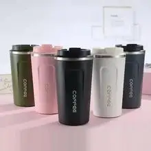 380/510ml Custom Logo Smart Vacuum Mug coffee Double Wall Travel Tumbler Cups Thermos 380ml coffee mug