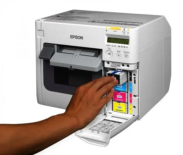 Epson C 3520  3500  Colour memjet inkjet label printer