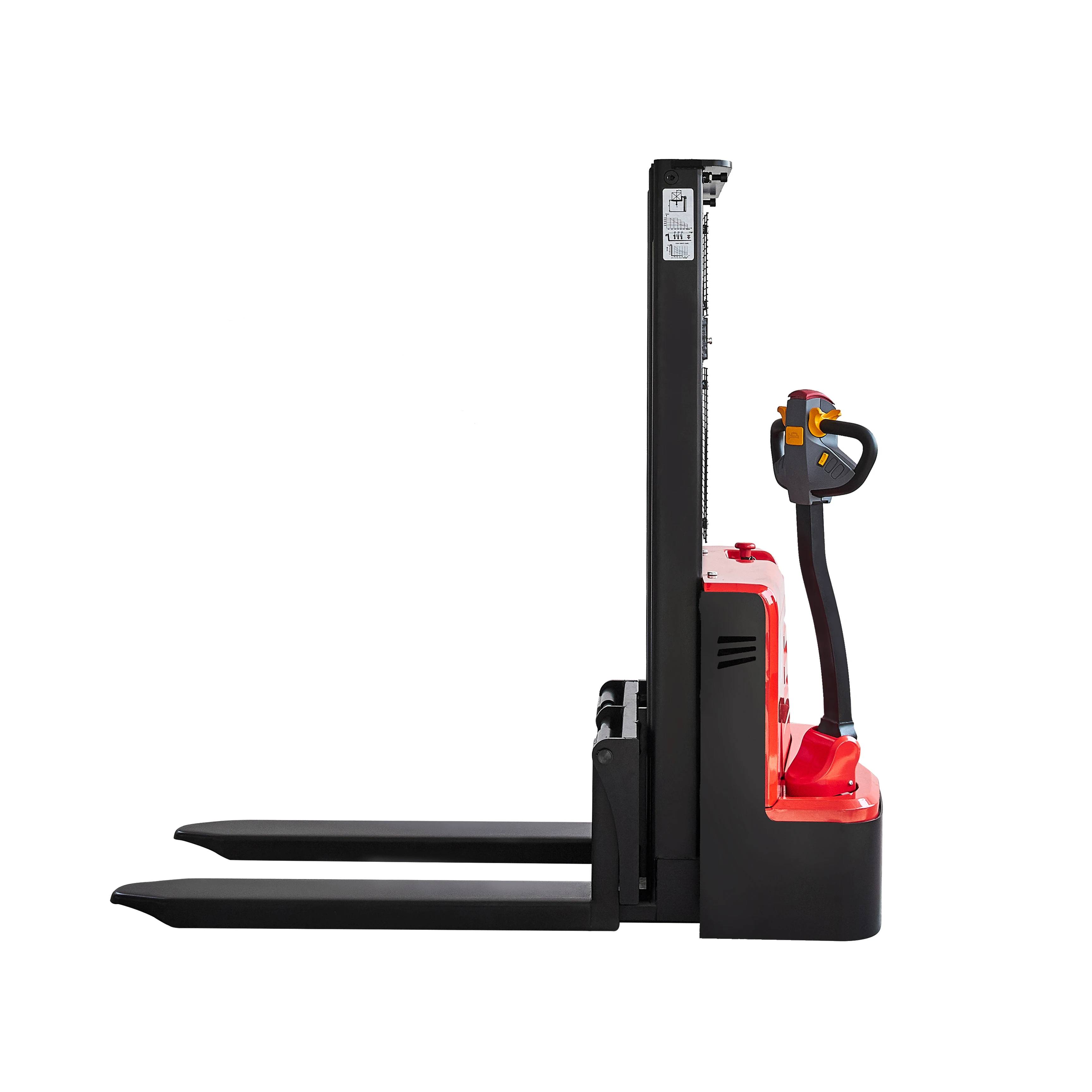 1.5T Super Light Sheet Stacker Truck Pallet Lift Full Electric Forklift for Food & Beverage Factory