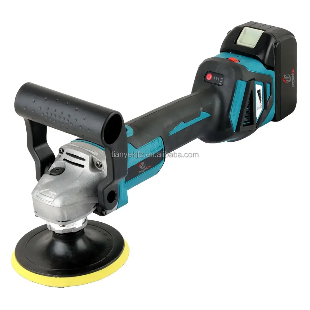 Rechargeable angle grinder brushless wireless dual action car polish machine electric shine mate flex battery car buffer
