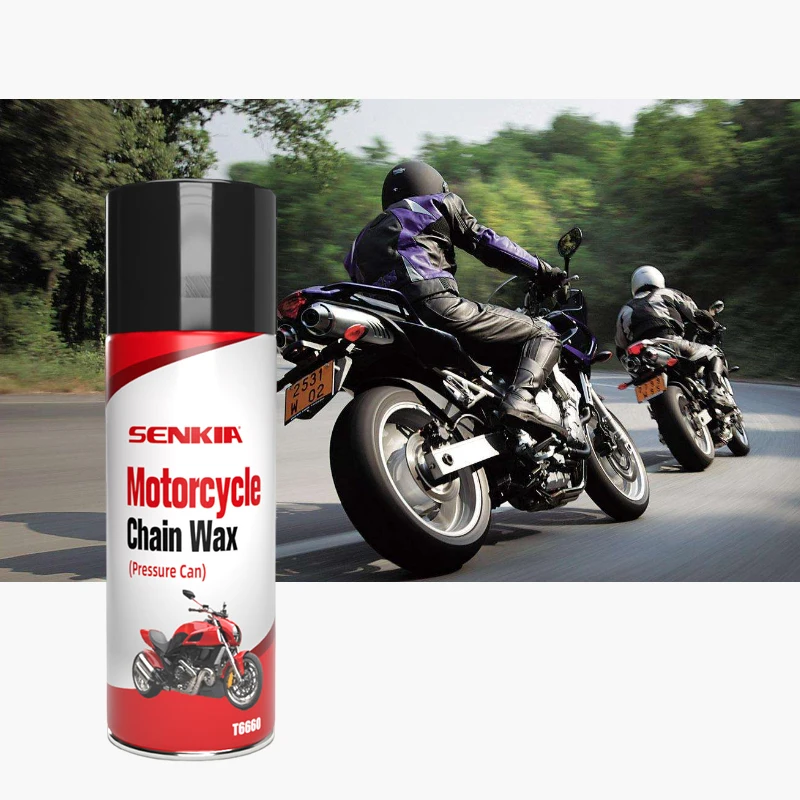 senkia 6660  Motorcycle Chain Wax (Pressure Can) 450ml
