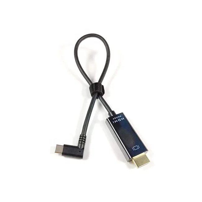 OEM Smart Customize Mobile Phone Connect Laptop Type C to Male HDMI Cable Adaptor