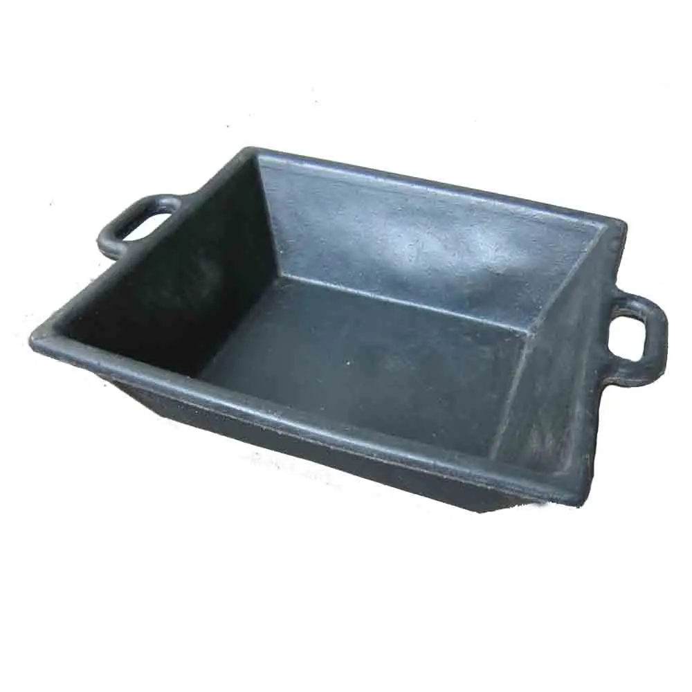 Retangular rubber tub,High quality Feeder&Drinks trough,Black Tools storage bucket with handles real rubber
