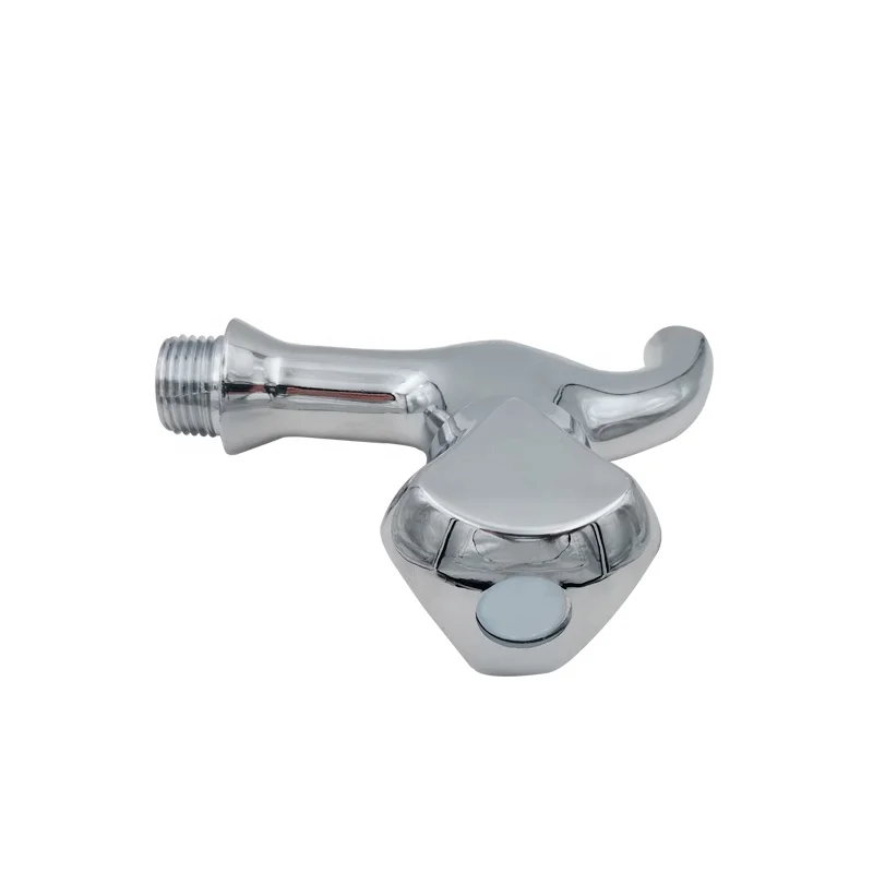 
zinc alloy wall mounted long neck polished chrome bibcock 1/2inch water tap 