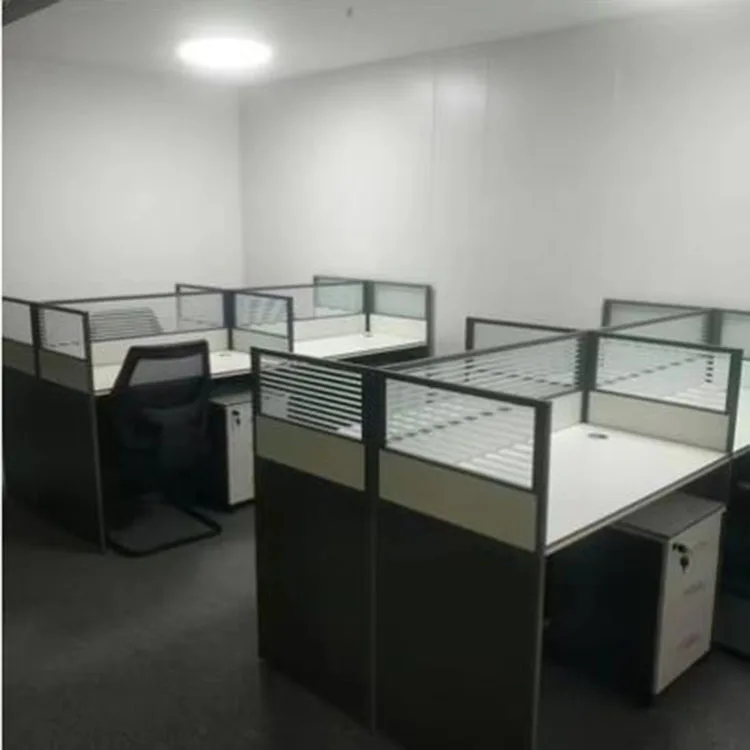 Современная китайская фабрика 4 человека длинная офисная настольная рабочая станция