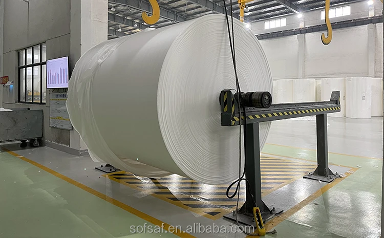 Raw Material Jumbo Tissue Paper Parent Mother Roll Toilet Paper