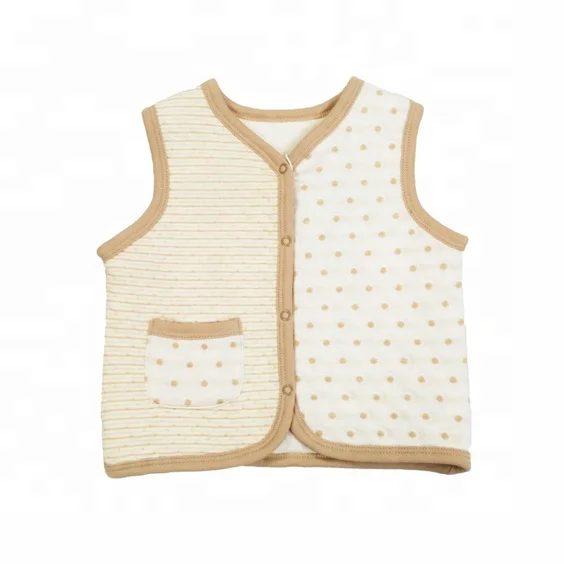 
100% cartoon baby vests waistcoats unisex infant to toddler spring autumn baby vest 