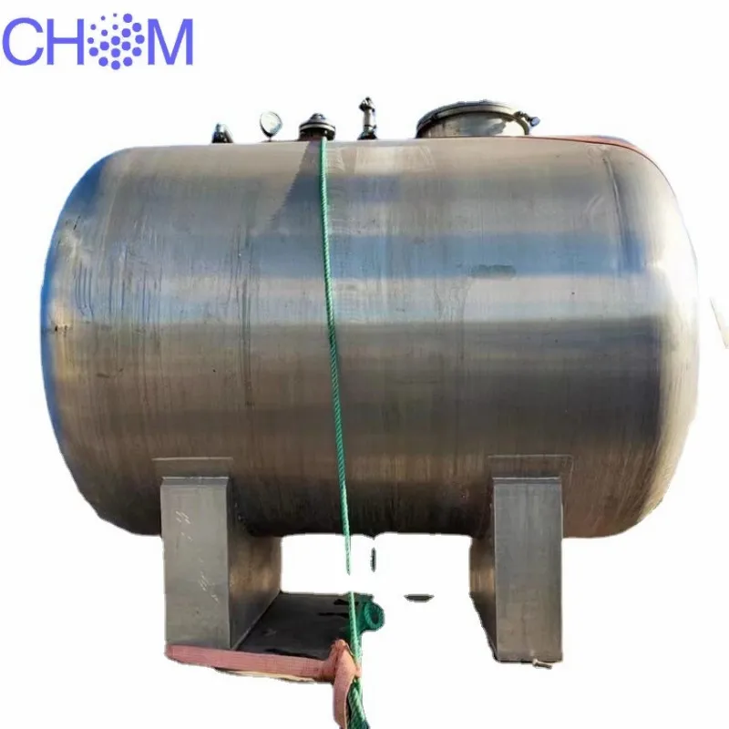 Carbon Steel Horizontal Storage Tank Chemical Hydrochloric Acid Acid and Alkali Resistant Storage Tank