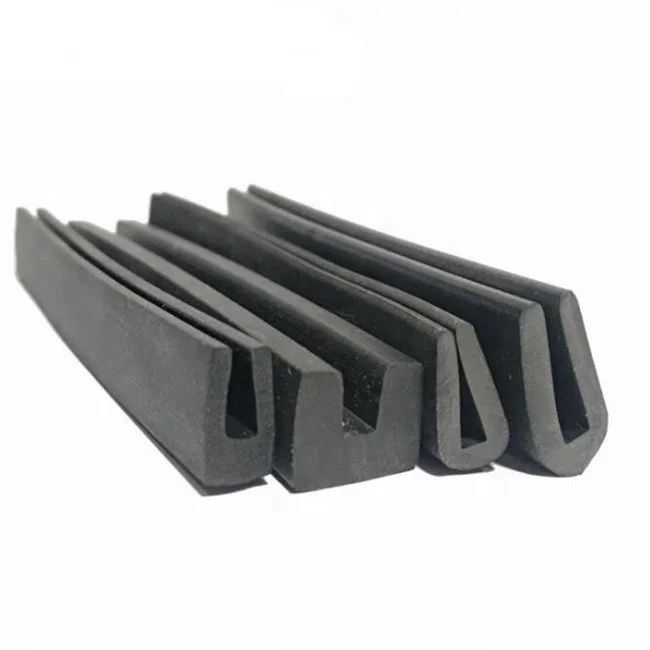 Factory direct sale EPDM rubber seal black color extruded rubber strip for sealing