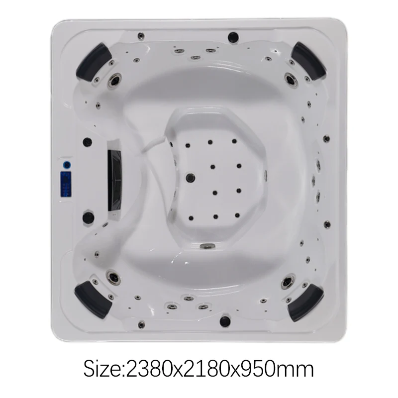 Big Massage bathtub spa outdoor whirlpool 6 person swim Hydromassage Hot Tub with Thermostatic heating bath