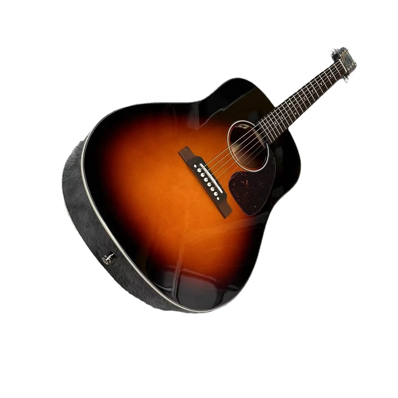 Gsn J-45 Sunburst Акустическая гитара с корпусом EQ Быстрая доставка