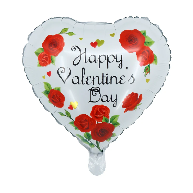 18 inch Happy Valentines Day te amo heart  Foil Balloons Globos Dia de San Valentin For I Love You Wedding Party Decoration