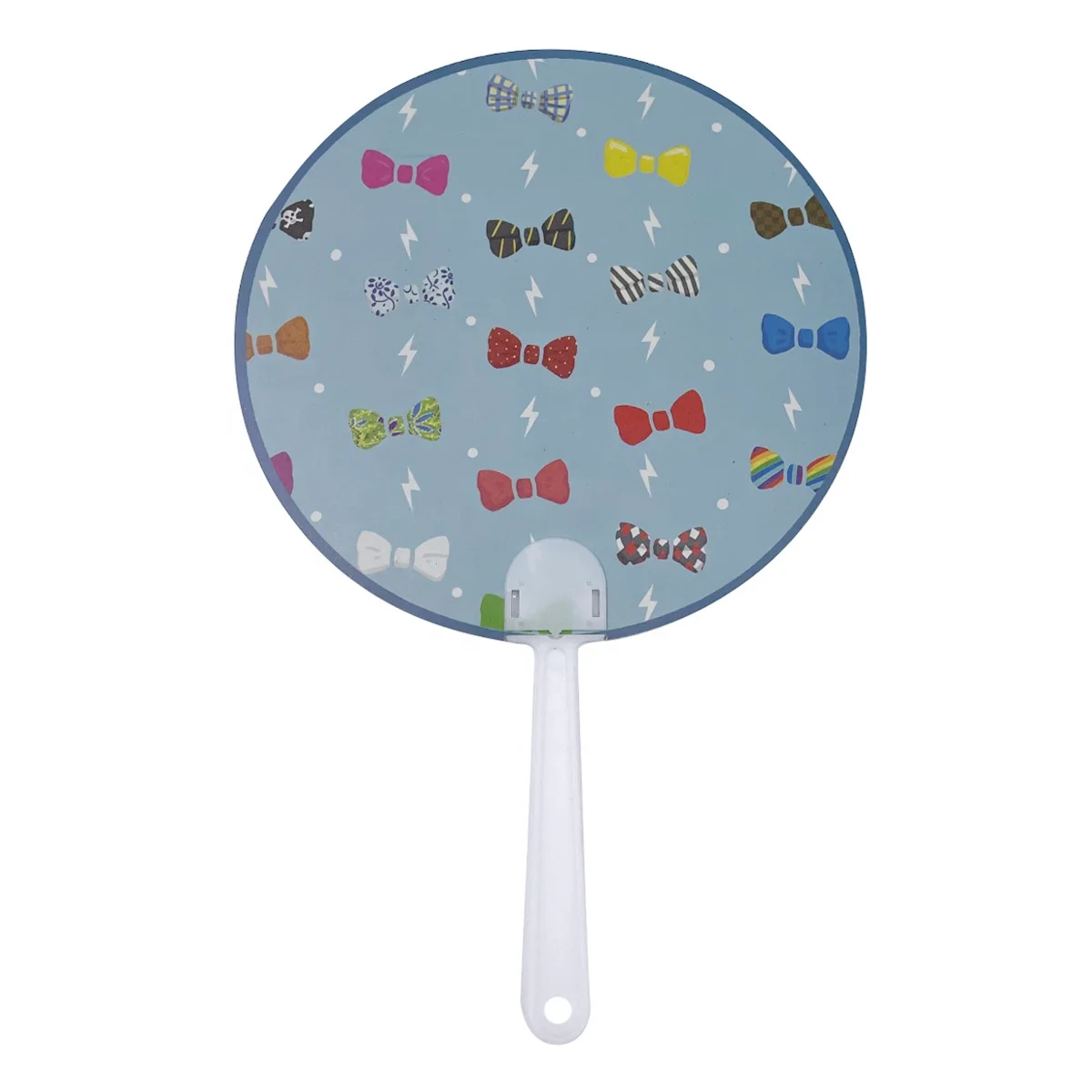 Factory Wholesale Custom Portable PP Hand Fan High Quality Plastic Fan