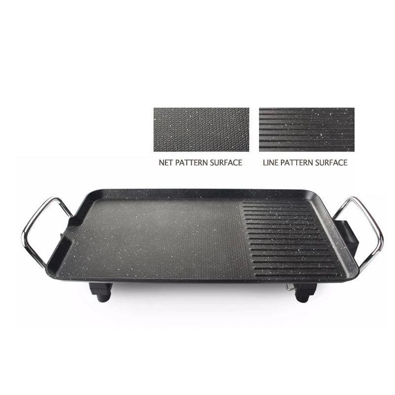 Electric Griddle Marble Coating Multi Function Electric BBQ Grill plate