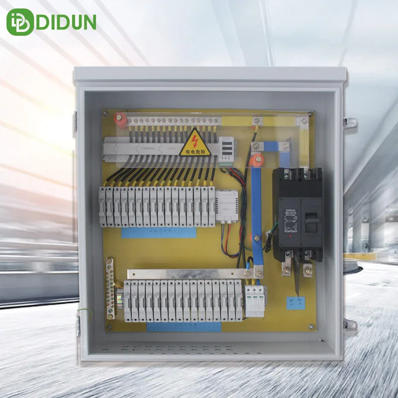 Custom DDGH 3Phase Outdoor Electric 30A 2/4/6/8 in 1 Solar Panel Small Combiner Box PV AC DC