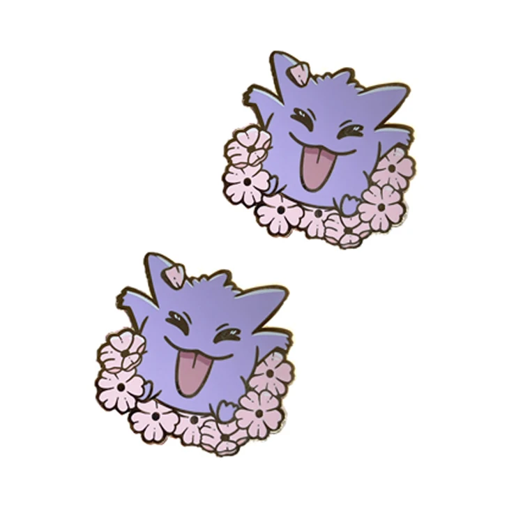 High Quality Brooch Glitter Cute Fashion 3D Lapel Pins Cartoon Comic Anime Hard Soft Badge Plated Gold Metal Crafts Enamel Pin