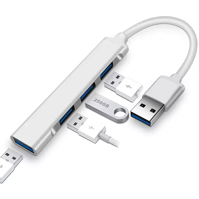 4 в 1 многопортовый концентратор USB многофункциональный конвертер разветвитель C адаптер для ноутбука и