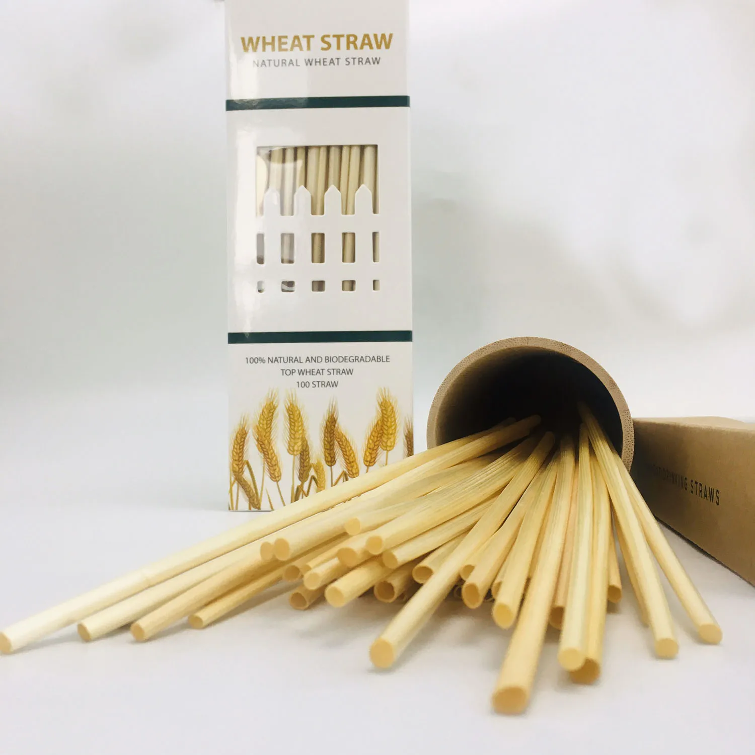 100% Biodegradable Hay Straws Natural Wheat Straws for Drinking