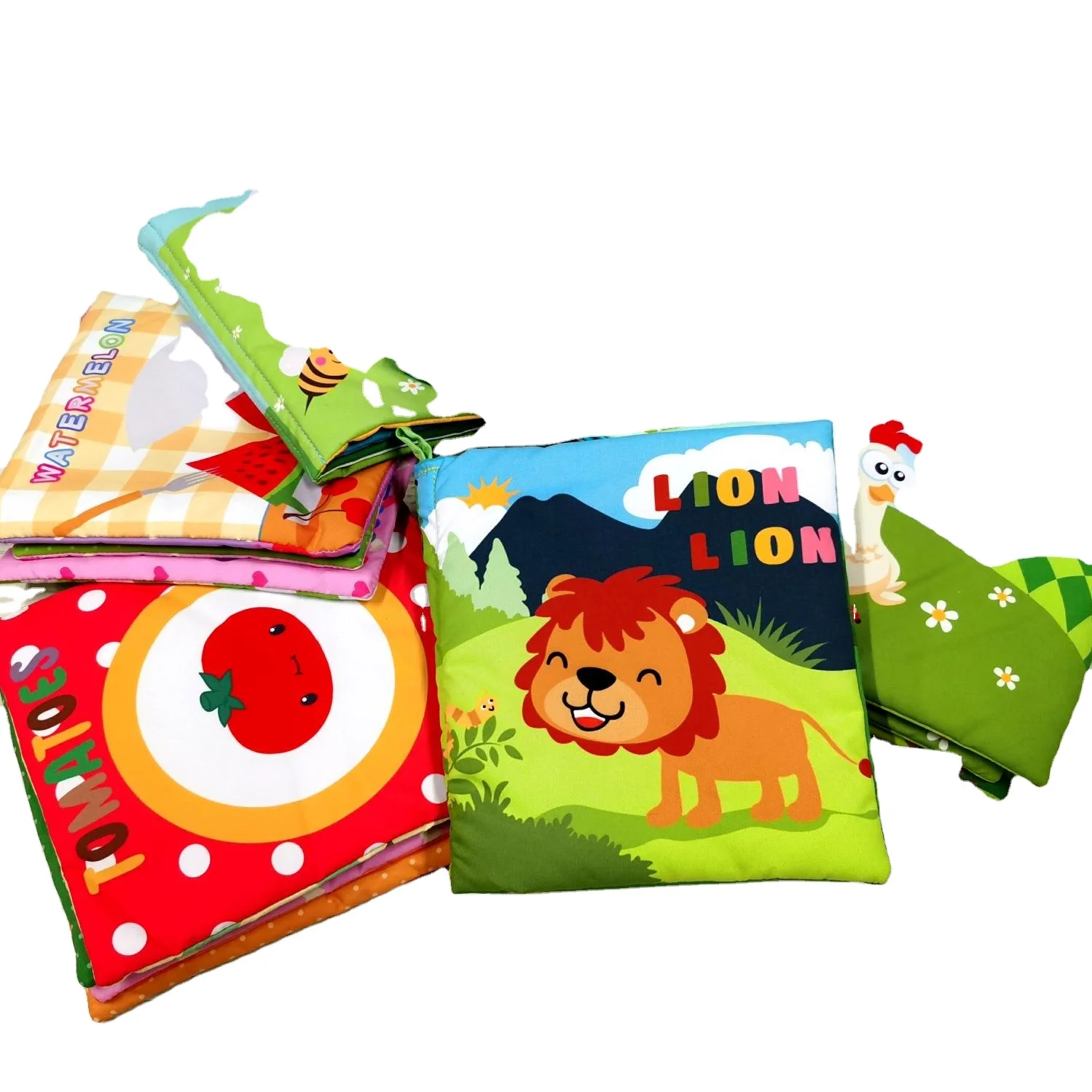 New Design Factory Promotional Oem Custom New Arrivals Early Education Colorful Cloth Books Busy Books