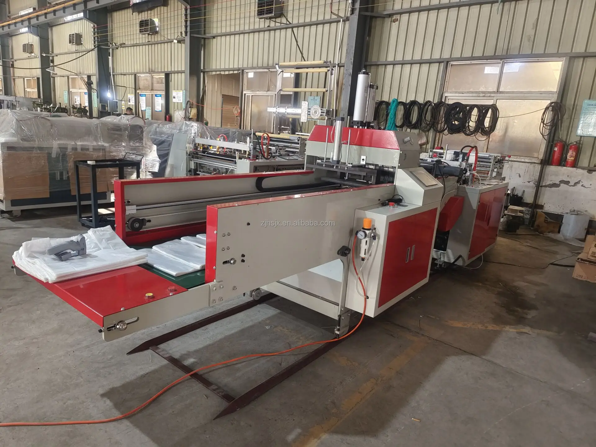 HSRQ-700G High speed 1 line polythene plastic shopping bag making machine