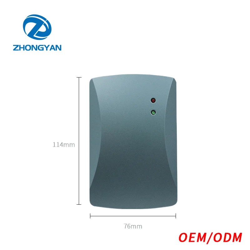  R198 Smart outdoor rs232 waterproof rfid reader 13.56MHz M1 IC card Mifare1 door access