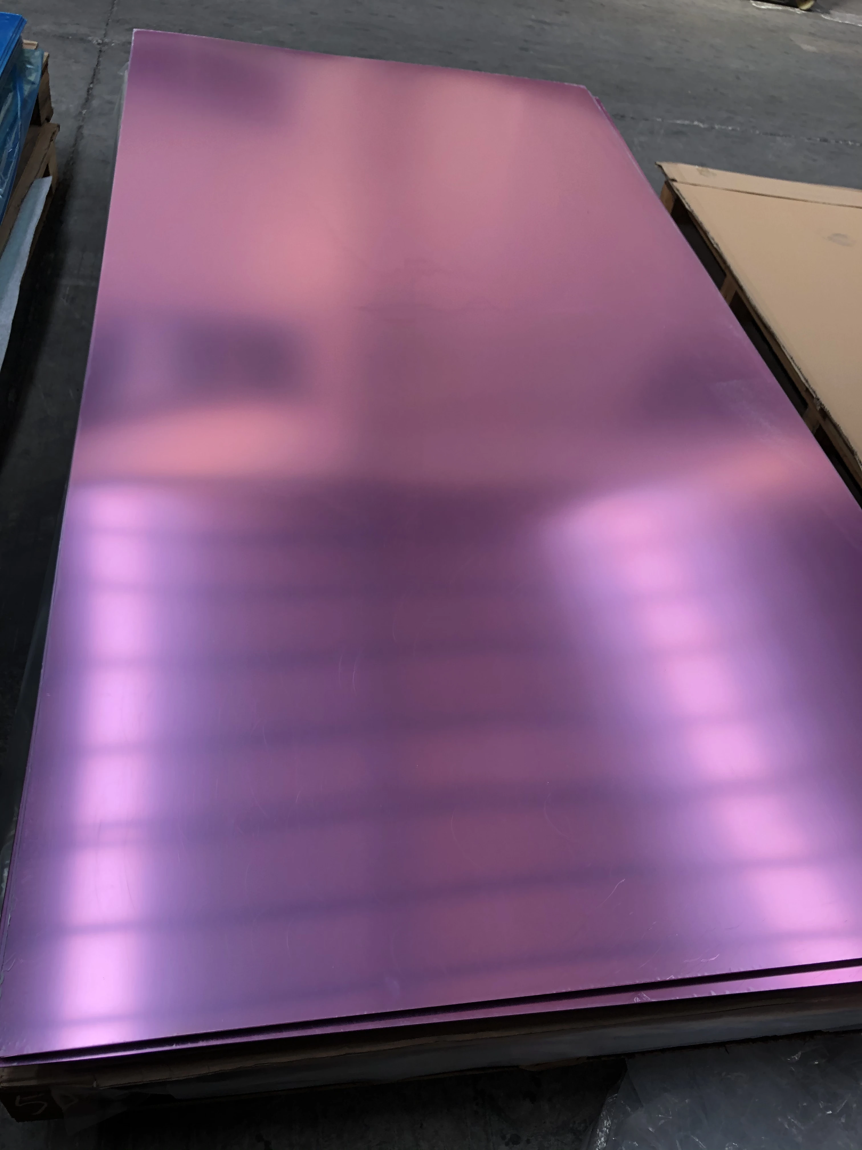 Colored acrylic mirror sheet for cake topper party decor