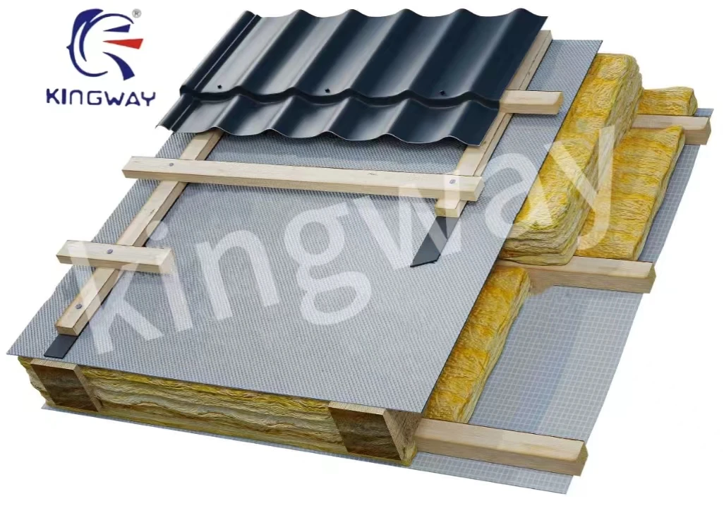 Kingway Highly breathable, tensile and waterproof roofing synthetic roofing liner