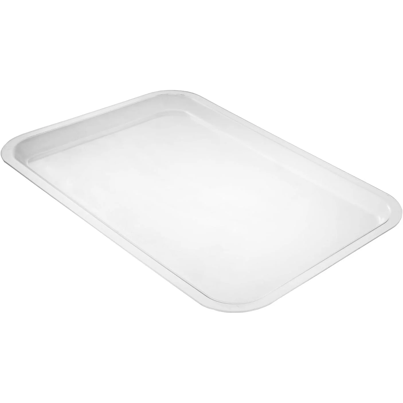 Custom Rectangle Clear Plastic Serving Tray Set Large Acrylic Serving Trays for Donut Bread Cake