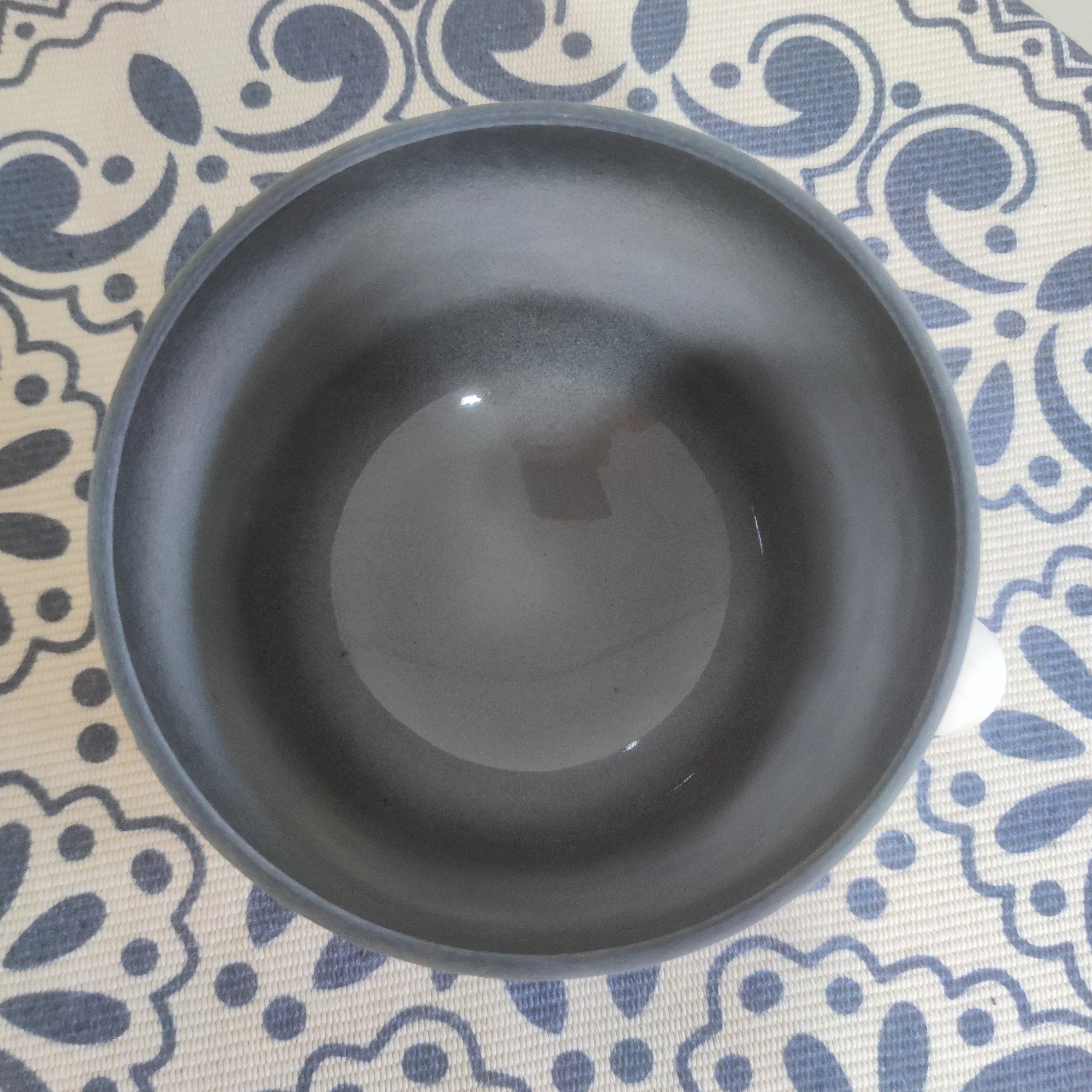 Gemstone Obsidian Fusion Frosted Quartz Crystal Singing Bowl Quartz Sound Bowls